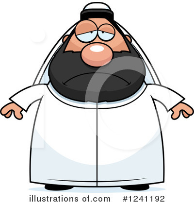 Royalty-Free (RF) Sheikh Clipart Illustration by Cory Thoman - Stock Sample #1241192