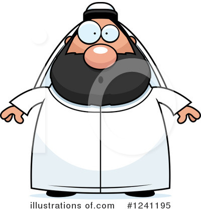 Royalty-Free (RF) Sheikh Clipart Illustration by Cory Thoman - Stock Sample #1241195