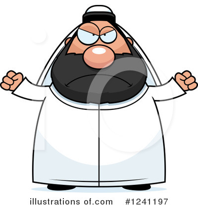 Royalty-Free (RF) Sheikh Clipart Illustration by Cory Thoman - Stock Sample #1241197