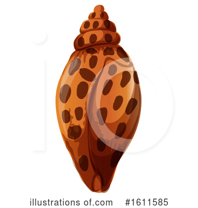 Royalty-Free (RF) Shell Clipart Illustration by Vector Tradition SM - Stock Sample #1611585