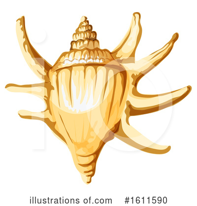 Royalty-Free (RF) Shell Clipart Illustration by Vector Tradition SM - Stock Sample #1611590