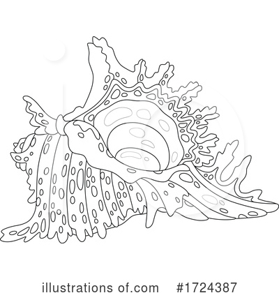 Sea Shell Clipart #1724387 by Alex Bannykh
