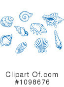Shells Clipart #1098676 by Vector Tradition SM