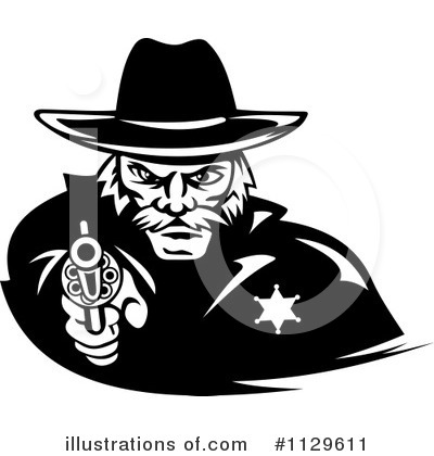 Cowboy Clipart #1129611 by Vector Tradition SM