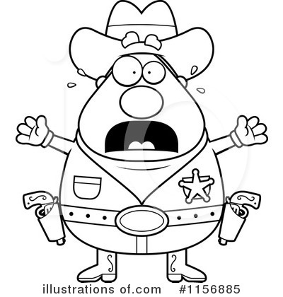 Royalty-Free (RF) Sheriff Clipart Illustration by Cory Thoman - Stock Sample #1156885