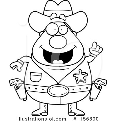 Royalty-Free (RF) Sheriff Clipart Illustration by Cory Thoman - Stock Sample #1156890