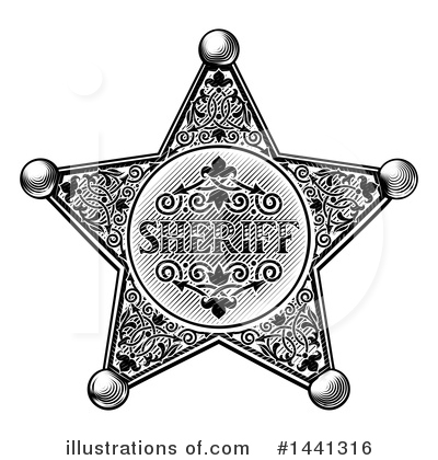 Royalty-Free (RF) Sheriff Clipart Illustration by AtStockIllustration - Stock Sample #1441316