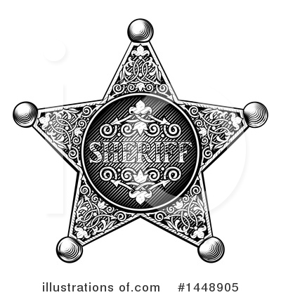 Royalty-Free (RF) Sheriff Clipart Illustration by AtStockIllustration - Stock Sample #1448905