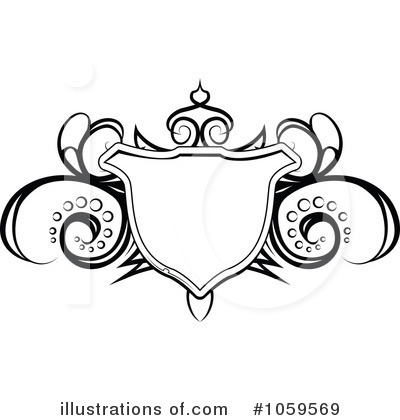 Royalty-Free (RF) Shield Clipart Illustration by AtStockIllustration - Stock Sample #1059569
