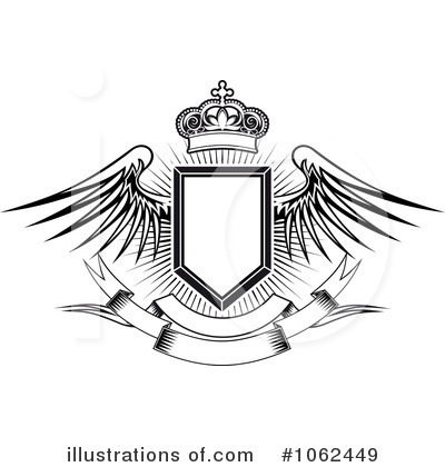 Royalty-Free (RF) Shield Clipart Illustration by Vector Tradition SM - Stock Sample #1062449