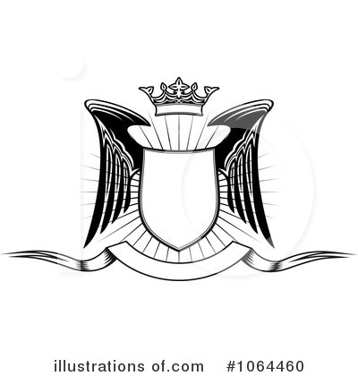 Royalty-Free (RF) Shield Clipart Illustration by Vector Tradition SM - Stock Sample #1064460