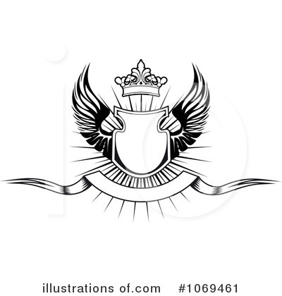 Royalty-Free (RF) Shield Clipart Illustration by Vector Tradition SM - Stock Sample #1069461