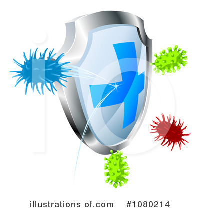 Royalty-Free (RF) Shield Clipart Illustration by AtStockIllustration - Stock Sample #1080214