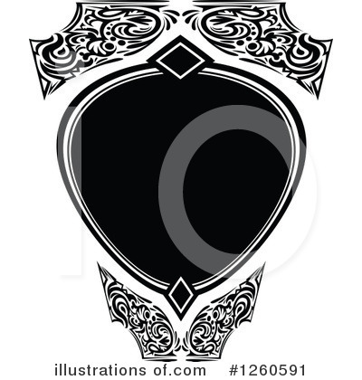 Royalty-Free (RF) Shield Clipart Illustration by Chromaco - Stock Sample #1260591