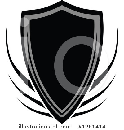 Royalty-Free (RF) Shield Clipart Illustration by Chromaco - Stock Sample #1261414