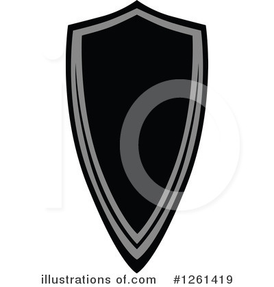 Royalty-Free (RF) Shield Clipart Illustration by Chromaco - Stock Sample #1261419