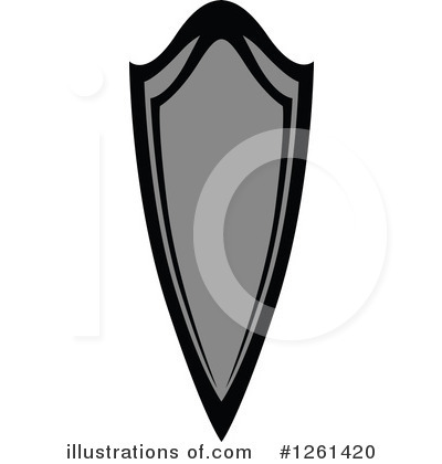 Royalty-Free (RF) Shield Clipart Illustration by Chromaco - Stock Sample #1261420