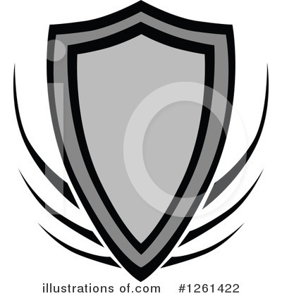 Royalty-Free (RF) Shield Clipart Illustration by Chromaco - Stock Sample #1261422
