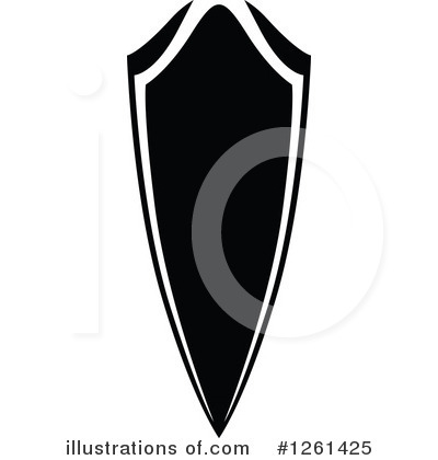 Royalty-Free (RF) Shield Clipart Illustration by Chromaco - Stock Sample #1261425