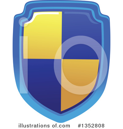 Royalty-Free (RF) Shield Clipart Illustration by BNP Design Studio - Stock Sample #1352808