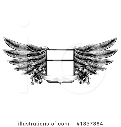 Royalty-Free (RF) Shield Clipart Illustration by AtStockIllustration - Stock Sample #1357364