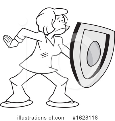 Shield Clipart #1628118 by Johnny Sajem