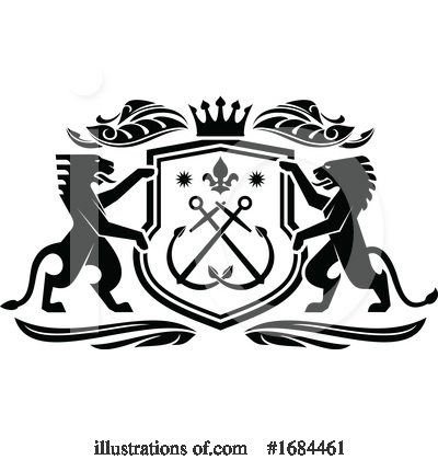 Royalty-Free (RF) Shield Clipart Illustration by Vector Tradition SM - Stock Sample #1684461