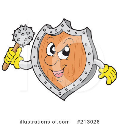 Royalty-Free (RF) Shield Clipart Illustration by visekart - Stock Sample #213028