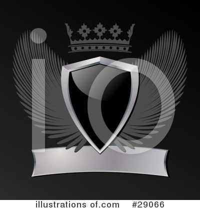 Royalty-Free (RF) Shield Clipart Illustration by elaineitalia - Stock Sample #29066