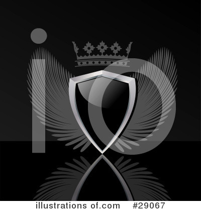 Royalty-Free (RF) Shield Clipart Illustration by elaineitalia - Stock Sample #29067