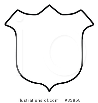 Royalty-Free (RF) Shield Clipart Illustration by C Charley-Franzwa - Stock Sample #33958
