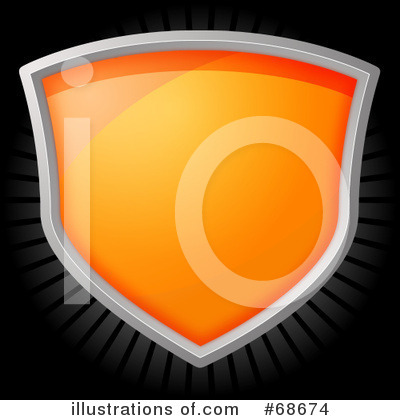 Royalty-Free (RF) Shield Clipart Illustration by oboy - Stock Sample #68674
