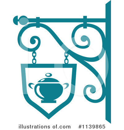 Royalty-Free (RF) Shingle Sign Clipart Illustration by Vector Tradition SM - Stock Sample #1139865