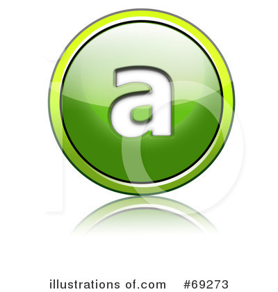 Royalty-Free (RF) Shiny Green Button Clipart Illustration by chrisroll - Stock Sample #69273