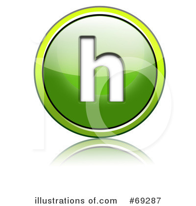 Royalty-Free (RF) Shiny Green Button Clipart Illustration by chrisroll - Stock Sample #69287