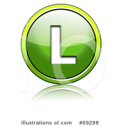Royalty-Free (RF) Shiny Green Button Clipart Illustration by chrisroll - Stock Sample #69288