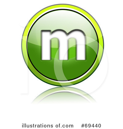 Royalty-Free (RF) Shiny Green Button Clipart Illustration by chrisroll - Stock Sample #69440