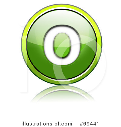 Royalty-Free (RF) Shiny Green Button Clipart Illustration by chrisroll - Stock Sample #69441