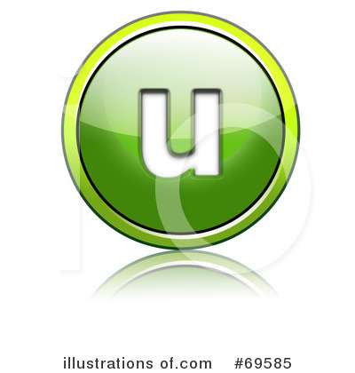 Royalty-Free (RF) Shiny Green Button Clipart Illustration by chrisroll - Stock Sample #69585
