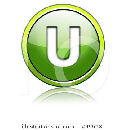 Royalty-Free (RF) Shiny Green Button Clipart Illustration by chrisroll - Stock Sample #69593