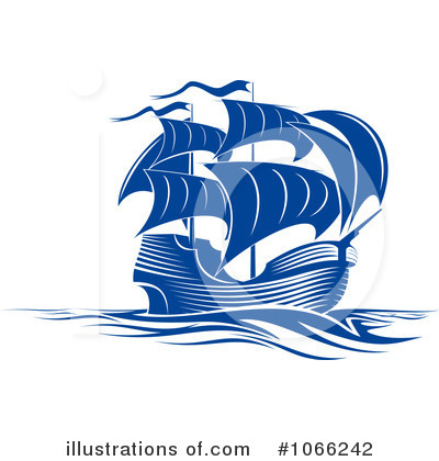 Royalty-Free (RF) Ship Clipart Illustration by Vector Tradition SM - Stock Sample #1066242