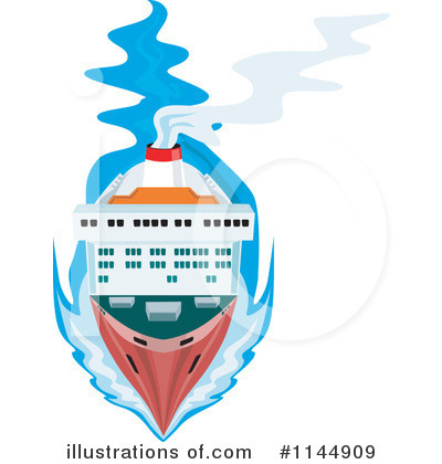 Royalty-Free (RF) Ship Clipart Illustration by patrimonio - Stock Sample #1144909