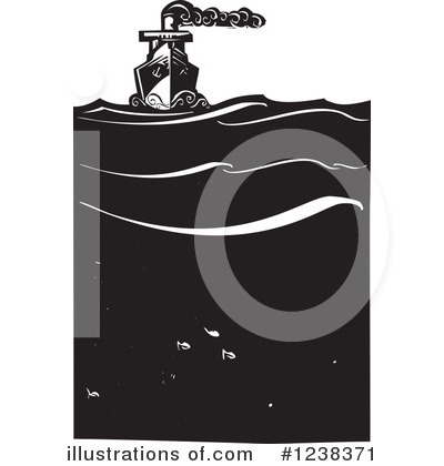 Royalty-Free (RF) Ship Clipart Illustration by xunantunich - Stock Sample #1238371