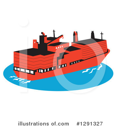 Royalty-Free (RF) Ship Clipart Illustration by patrimonio - Stock Sample #1291327