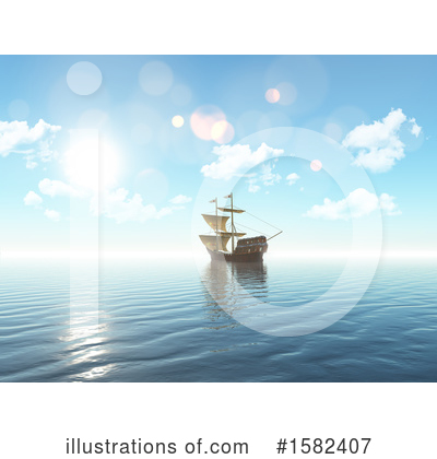 Boat Clipart #1582407 by KJ Pargeter