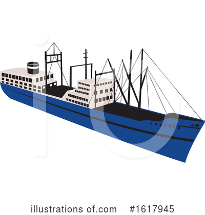 Royalty-Free (RF) Ship Clipart Illustration by patrimonio - Stock Sample #1617945