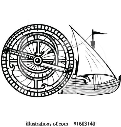 Royalty-Free (RF) Ship Clipart Illustration by Vector Tradition SM - Stock Sample #1683140
