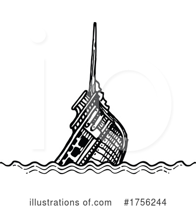 Royalty-Free (RF) Ship Clipart Illustration by Vector Tradition SM - Stock Sample #1756244