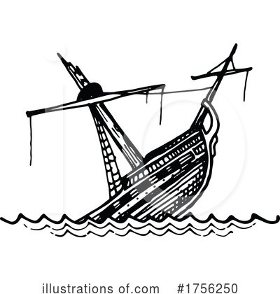 Royalty-Free (RF) Ship Clipart Illustration by Vector Tradition SM - Stock Sample #1756250