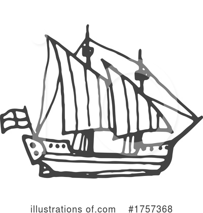 Royalty-Free (RF) Ship Clipart Illustration by Vector Tradition SM - Stock Sample #1757368